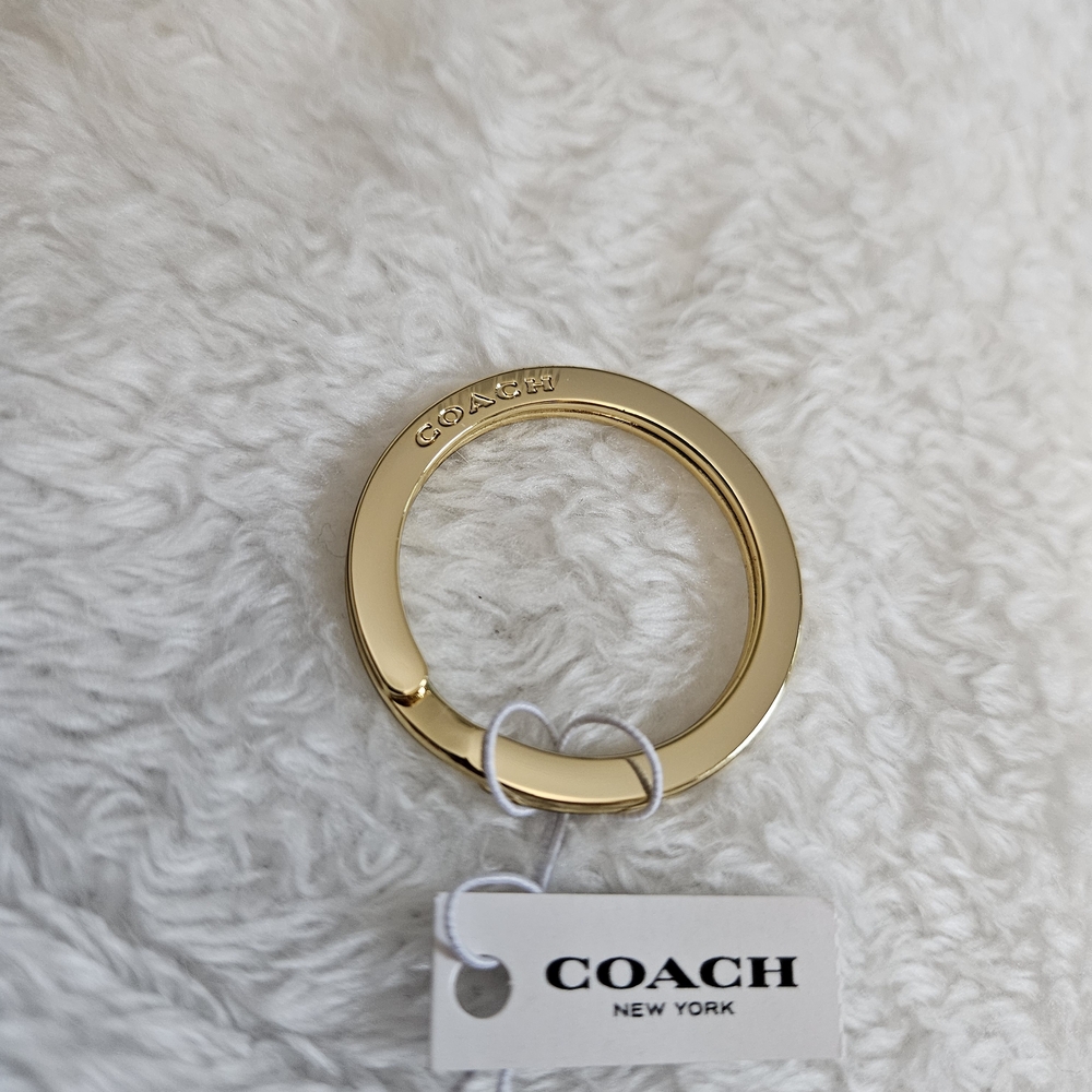 Coach Gold Key Ring